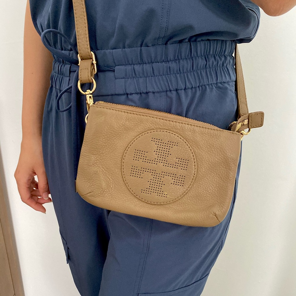 Small Leather Tory Burch Crossbody Bag